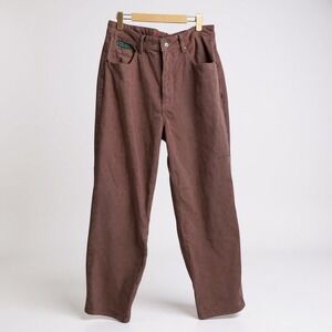 Empyre Corduroy Pants Women's Lavender Purple Wide Leg Jeans Trendy Casual